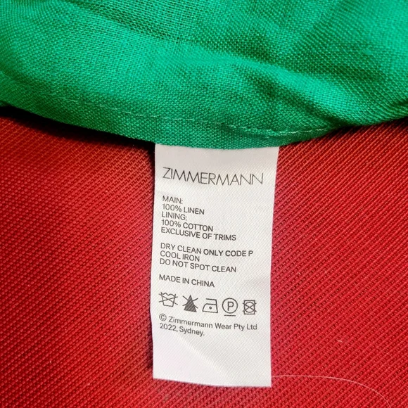 HP💖Zimmermann Tiggy Bow Midi Dress. Size 0P, NWT - Picture 14 of 15